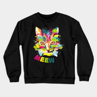 Who doesn't need a cute kitty to cuddle up to. Crewneck Sweatshirt